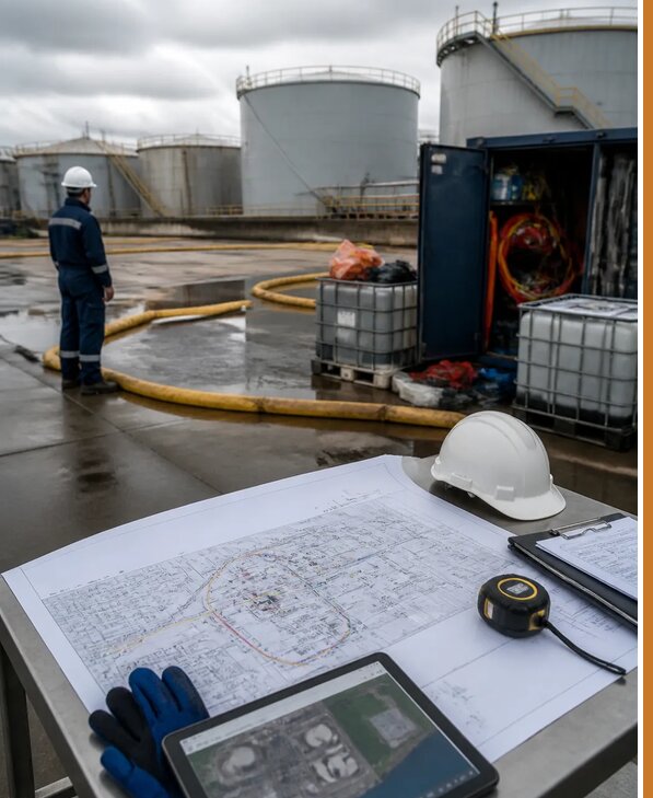 Разработка плана ликвидации разливов нефти в Ишимбае